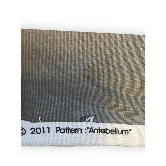 3 yds Magnolia Home Stan Cathell ANTEBELLUM 54" Decorator Fabric | Gray Floral - Picture 12 of 16